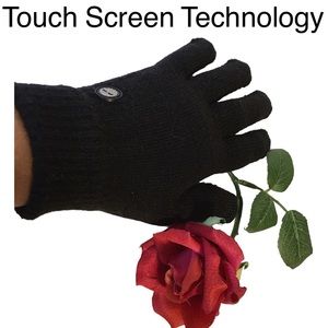 Timberland gloves touch screen technology black OSFM NWOT